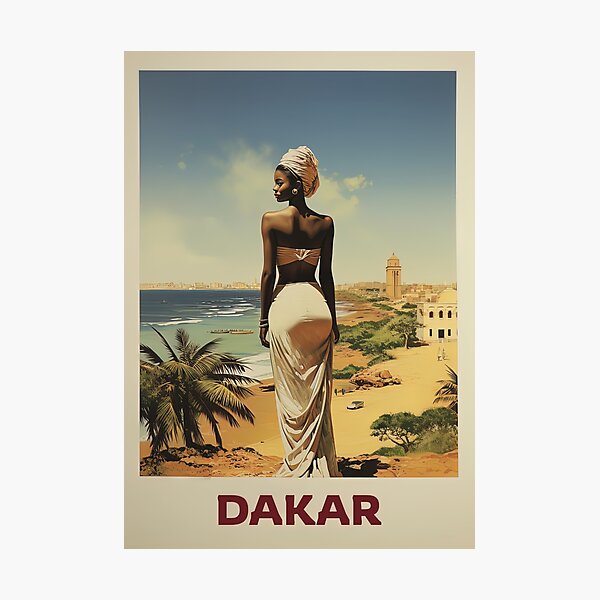 Item preview, Dakar, Senegal, Travel Poster designed and sold by BokeeLee.