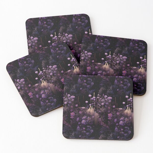 Item preview, Midnight Meadow: Furs, Crops and Wildflower Pattern designed and sold by 20th-eclipse.