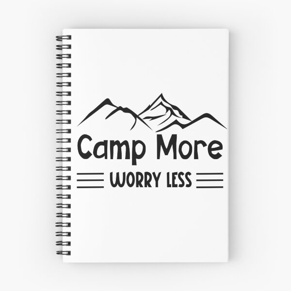 Item preview, Camp More Worry Less designed and sold by SunnyFunnyArt.