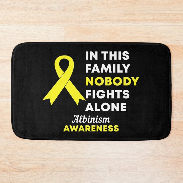 Item preview, In This Family Nobody Fights Alone Albinism Awareness designed and sold by Color-Sparkle.