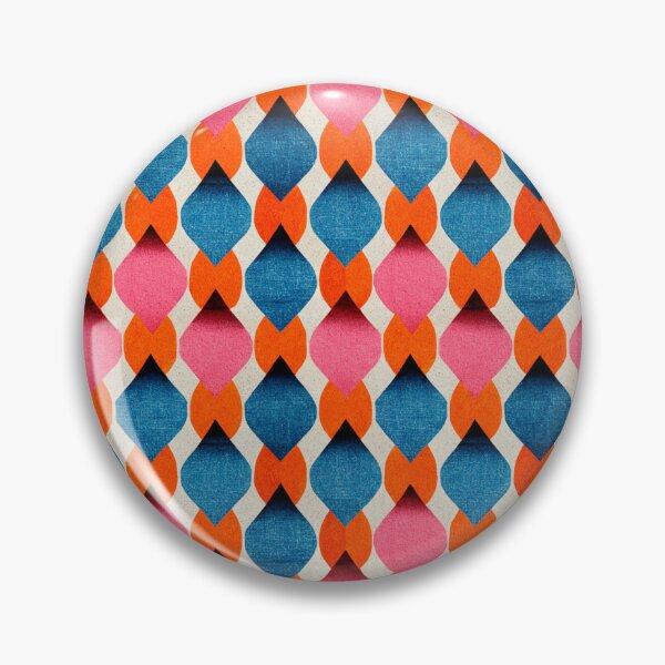 Item preview, Pink Orange Blue Pattern designed and sold by christineiris.