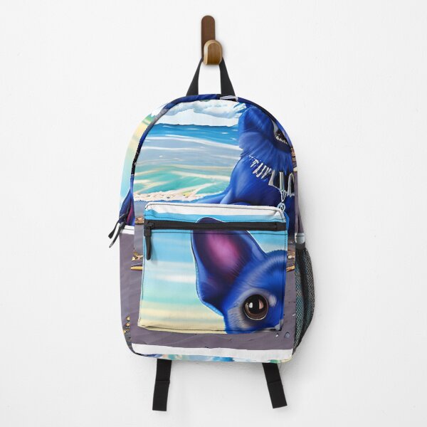 Item preview, Cute Blue Dog By the Ocean designed and sold by Swaggaville.