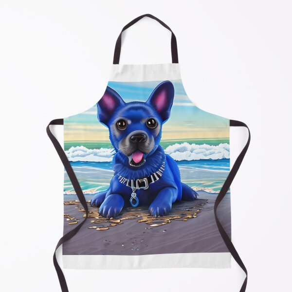 Item preview, Cute Blue Dog By the Ocean designed and sold by Swaggaville.