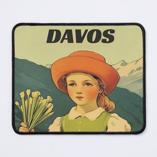 Item preview, Davos, Switzerland, Travel Poster designed and sold by BokeeLee.