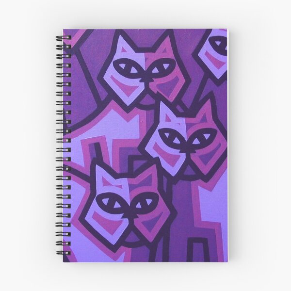 Item preview, Five Violet Cats designed and sold by Johnnie55.