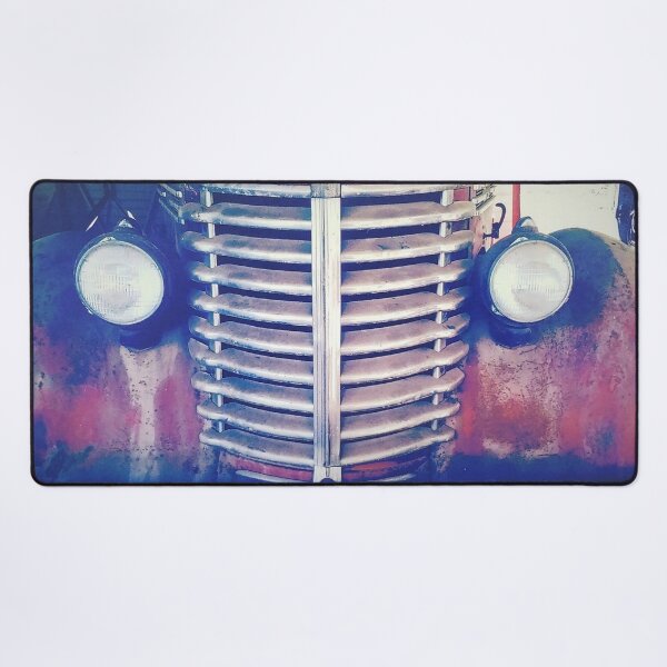 Item preview, Diamond T 1939 Red Old Vintage Truck, Farm Truck, Antiques designed and sold by ScaryHairLady.