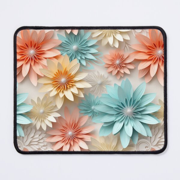 Item preview, 3d flowers pattern designed and sold by Clara Designs.