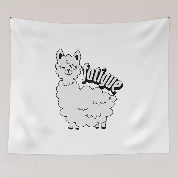Item preview, sleeping llama designed and sold by MyMaryDesign.