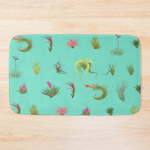 Item preview, Airplant Repeating Pattern Refreshed mint green bg designed and sold by Maysoulrose.