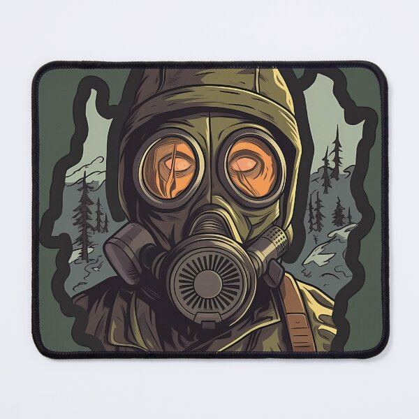 Item preview, Creepy Zombie Gas Mask designed and sold by FrostedPeaks.