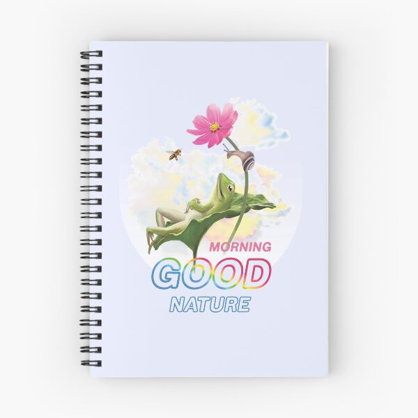 Item preview, Enchanting Encounter: Snail and Frog in Morning Bliss Art print Design  designed and sold by M-Alchemy.