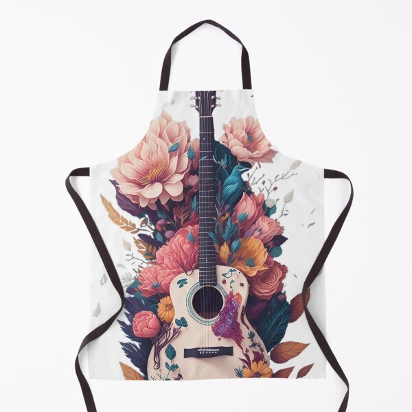 Item preview, Floral Melody Guitar 2 designed and sold by Moxytrend.