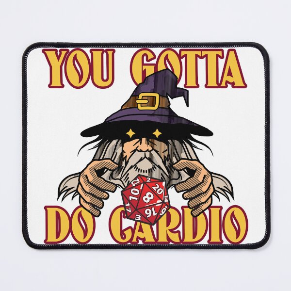 Item preview, YOU GOTTA DO CARDIO - funny gym/fitness graohic designed and sold by Cali-Power.