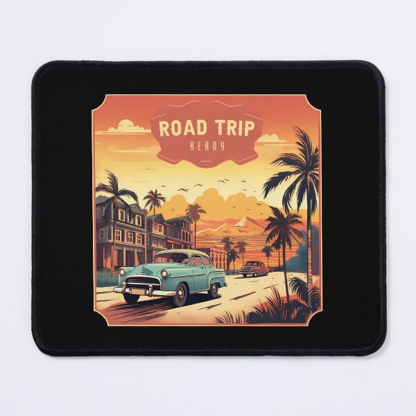 Item preview, Cruisin' Memories: Vintage Car Driving with Palm Trees | Road Trip Ready designed and sold by BNCH44.