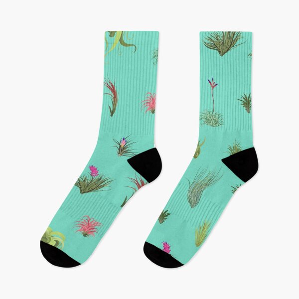 Item preview, Airplant Repeating Pattern Refreshed mint green bg designed and sold by Maysoulrose.