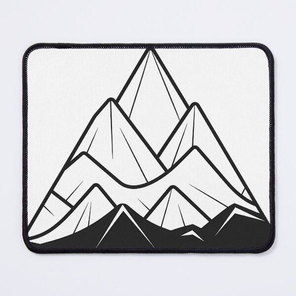 Item preview, Geometric Minimalist Mountain Design designed and sold by FrostedPeaks.