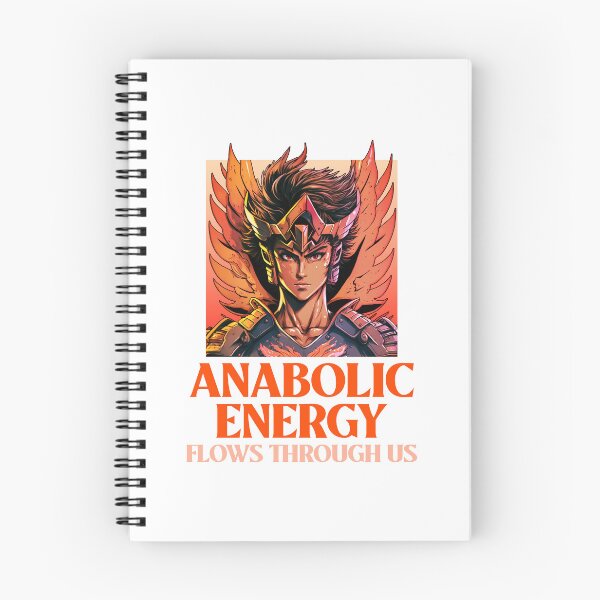 Item preview, ANABOLIC ENERGY FLOWS THROUGH US - anime inspired graphic designed and sold by Cali-Power.