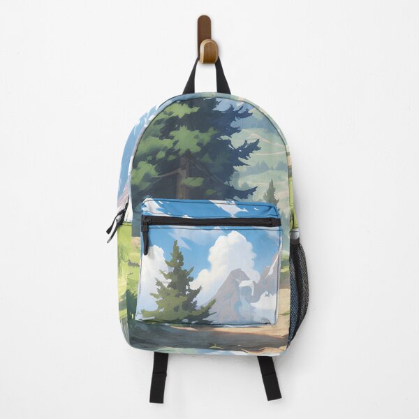 Item preview, Serenity's Embrace: Snow-Capped Mountains and Lush Green Forest designed and sold by Wylveragon.