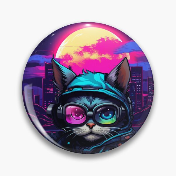 Item preview, Cat Cyber-Punk Style  designed and sold by Snoopytheking.