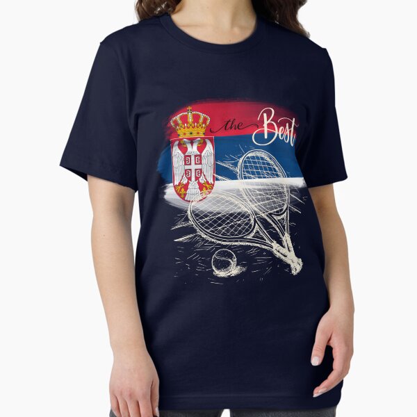 Item preview, Serbia Tennis best tennis player ever serbian flag designed and sold by Vesna7791.