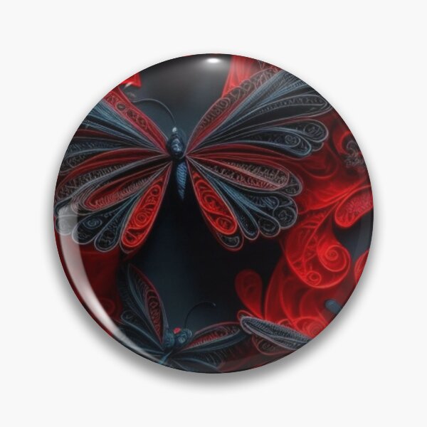 Item preview, Butterflies, Red Graphic Background designed and sold by artwealllove.