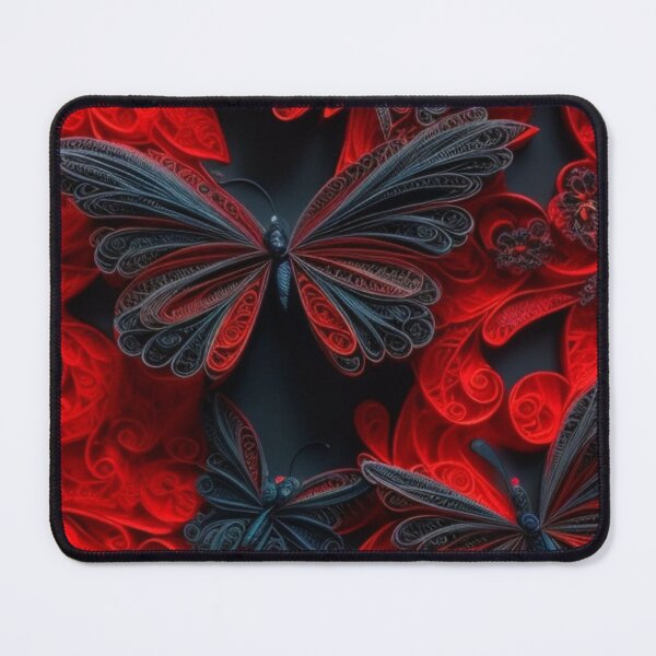 Item preview, Butterflies, Red Graphic Background designed and sold by artwealllove.