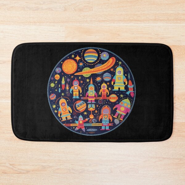 Item preview, Cosmic Adventures: Galactic Crew Mat | Playful and Whimsical Design designed and sold by BNCH44.