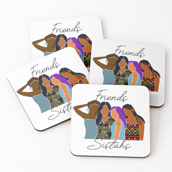 Item preview, African American Sisters Best Friends Girlfriends Melanin designed and sold by blackartmatters.
