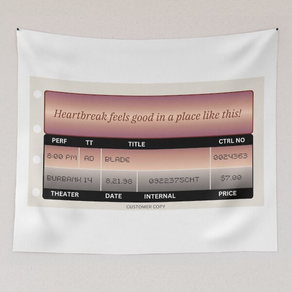 Item preview, Blade Movie Theater Ticket Stub Horror Film AMC designed and sold by franklinfargo.