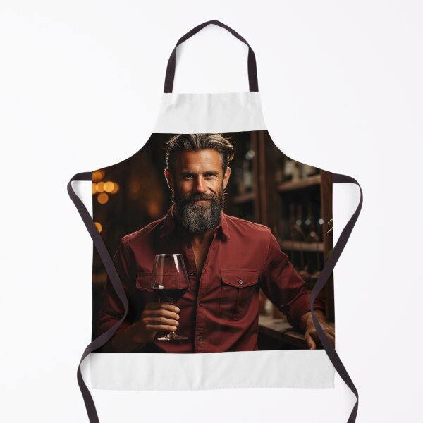 Item preview, Sommelier Unveiling Wine for Upscale Restaurant designed and sold by TheBrainArt.
