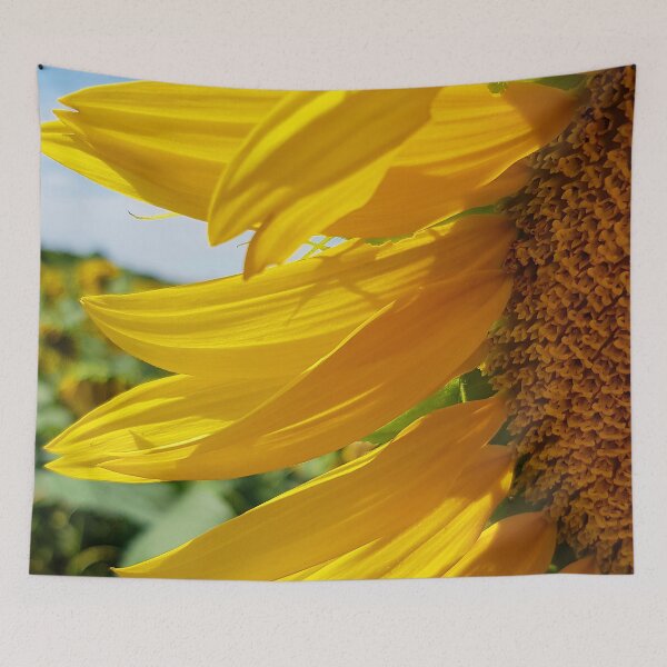 Item preview, Bright Yellow Sunflower Close-Up Artistic Photo designed and sold by DEC02.