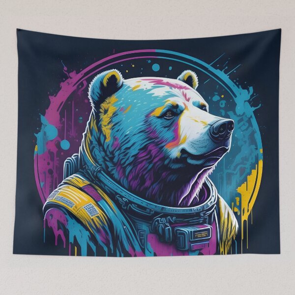 Item preview, Astronaut Bear designed and sold by imabbasanwar.