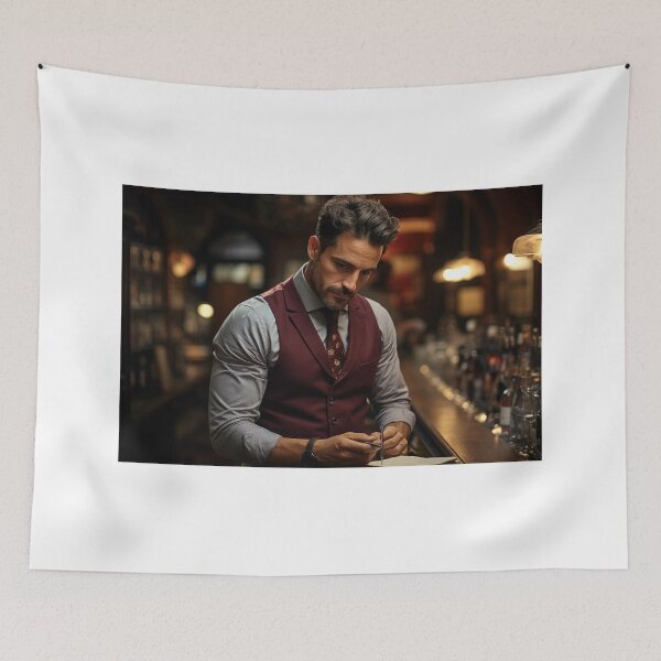 Item preview, Sommelier Planning Wine for Upscale Restaurant designed and sold by TheBrainArt.
