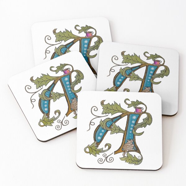 Item preview, Illuminated Letter A designed and sold by RenOnPaper.