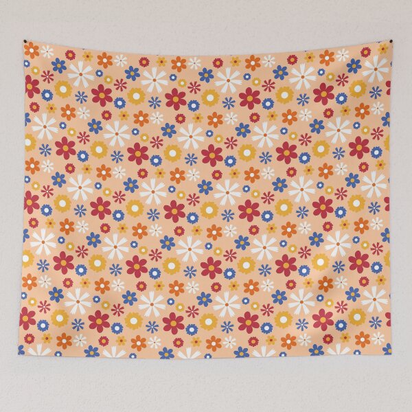 Item preview, Groovy flowers pattern designed and sold by UMDP.