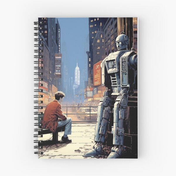 Item preview, Never alone with my Robot designed and sold by Robots-Retros.