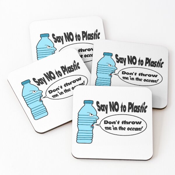 Item preview, Say No to Single Use Plastics drawing designed and sold by Blondiabshop.