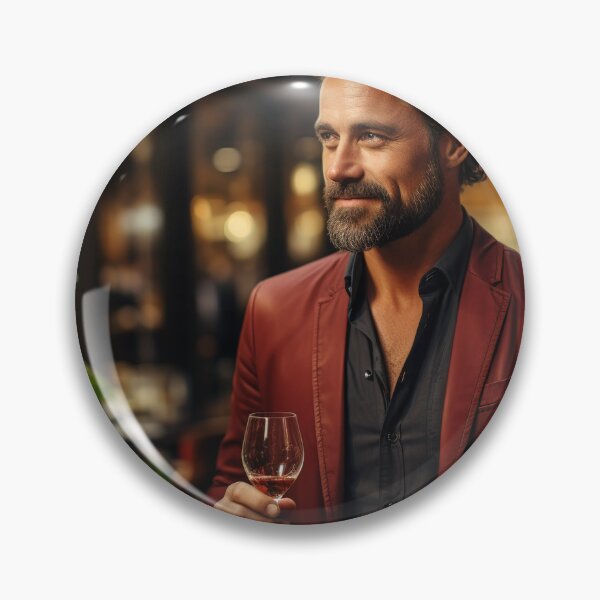 Item preview, Sommelier Showcasing Wine for Upscale Restaurant designed and sold by TheBrainArt.