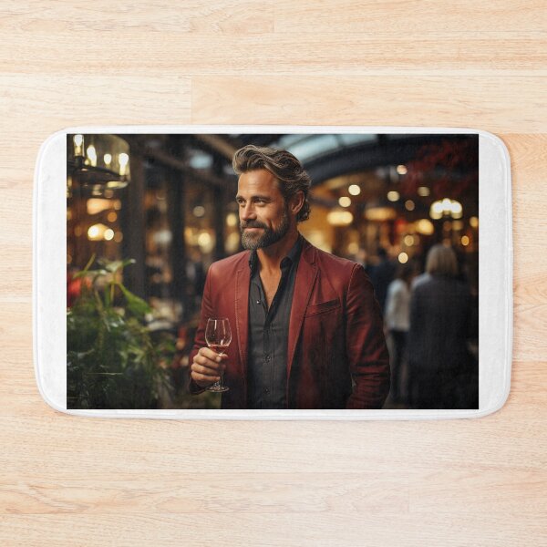 Item preview, Sommelier Showcasing Wine for Upscale Restaurant designed and sold by TheBrainArt.