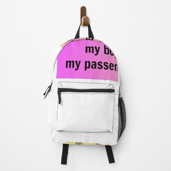 Item preview, My Boyfriend is my Passenger Princess Bumper Sticker designed and sold by kmdesigns17.