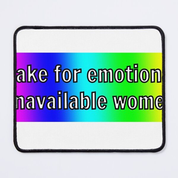 Item preview, I Brake for Emotionally Unavailable Women Bumper Sticker designed and sold by kmdesigns17.