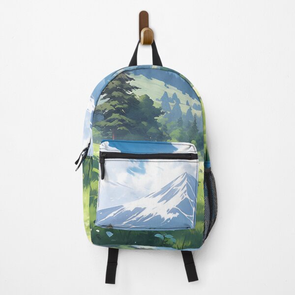 Item preview, Natural Escape: Snowy Mountain Landscape and Serene Forest designed and sold by Wylveragon.