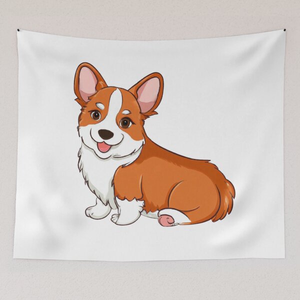 Artikelvorschau, Corgi entworfen und verkauft von PaintedbyCarol.