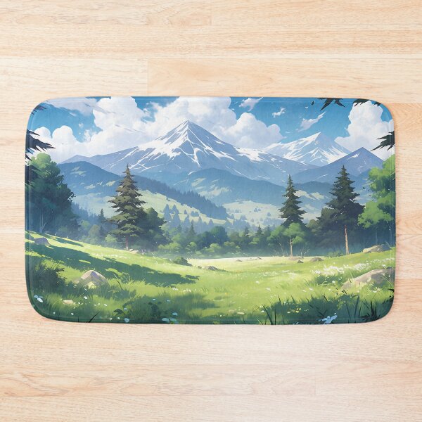 Item preview, Natural Escape: Snowy Mountain Landscape and Serene Forest designed and sold by Wylveragon.