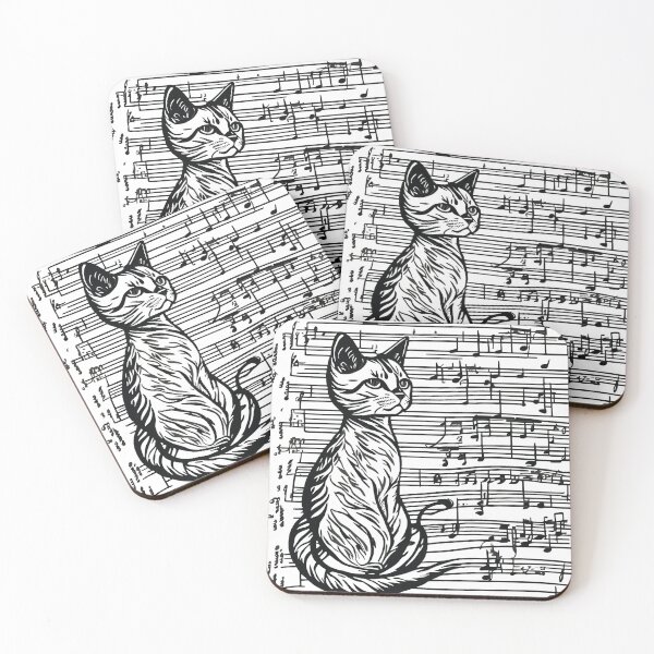 Item preview, Meowstical Melodies designed and sold by HJRP.