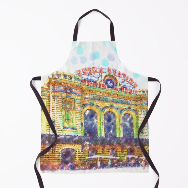 Item preview, Denver Union Station In Pointillism designed and sold by KirtTisdale.