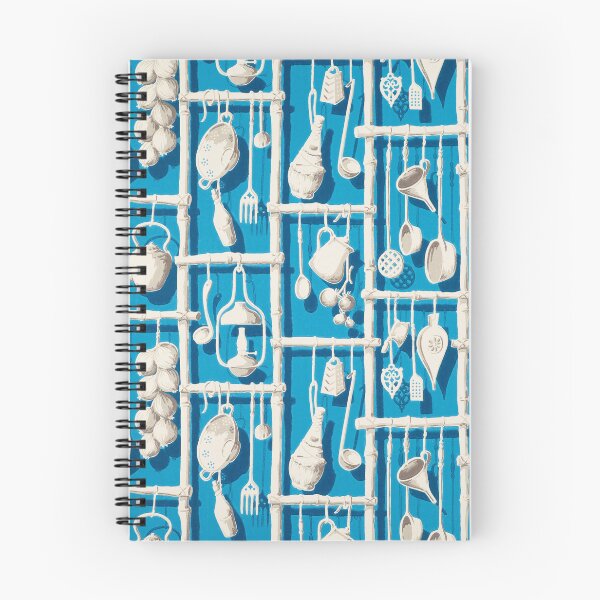 Item preview, Blue Pattern Cooking Utensils Art designed and sold by lalatrash.