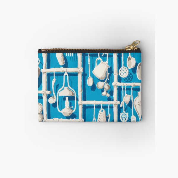 Item preview, Blue Pattern Cooking Utensils Art designed and sold by lalatrash.