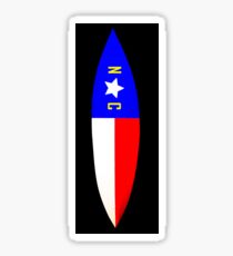 NC Surfboard Sticker