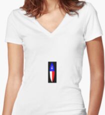 NC Surfboard Women's Fitted V-Neck T-Shirt